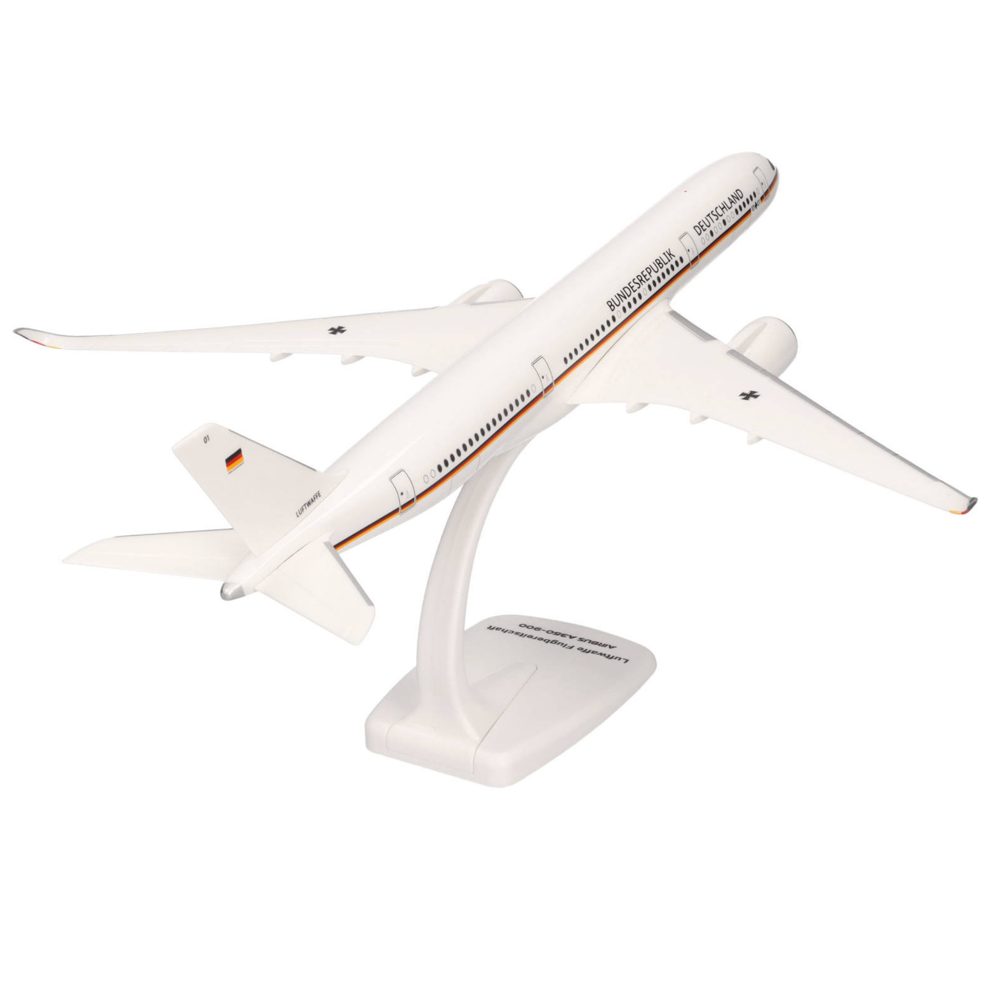 Herpa Snap-Fit Flugzeugmodell Luftwaffe Flugbereitschaft Airbus A350-900 (1:200)